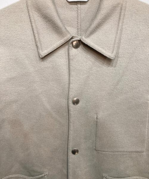 BEAUTY&YOUTH（ビューティーアンドユース）BEAUTY&YOUTH (ビューティーアンドユース) ショートビーバーフィニッシュ リバーメルトン カバーオール ベージュ サイズ:Mの古着・服飾アイテム