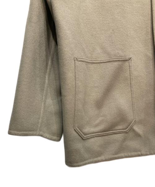 BEAUTY&YOUTH（ビューティーアンドユース）BEAUTY&YOUTH (ビューティーアンドユース) ショートビーバーフィニッシュ リバーメルトン カバーオール ベージュ サイズ:Mの古着・服飾アイテム