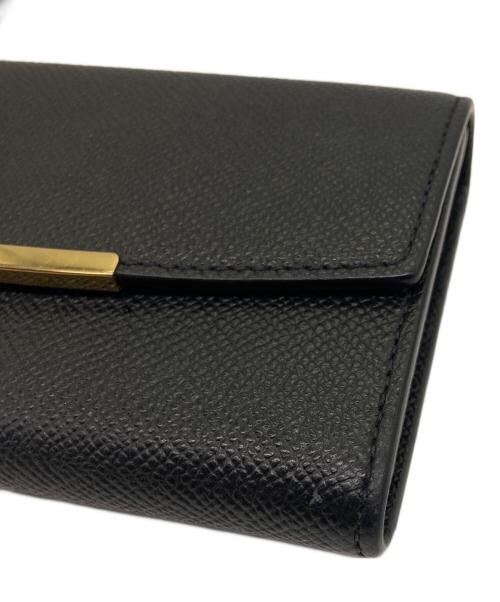 Salvatore Ferragamo（サルヴァトーレ フェラガモ）Salvatore Ferragamo (サルヴァトーレ フェラガモ) ガンチーニ ロング ウォレット ブラック サイズ:実寸参照の古着・服飾アイテム