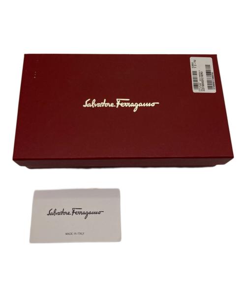 Salvatore Ferragamo（サルヴァトーレ フェラガモ）Salvatore Ferragamo (サルヴァトーレ フェラガモ) ガンチーニ ロング ウォレット ブラック サイズ:実寸参照の古着・服飾アイテム