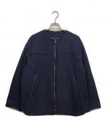 DRESSTERIOR（ドレステリア）の古着「パイピングAラインブルゾン」｜ネイビー