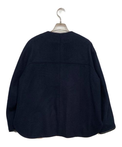 DRESSTERIOR（ドレステリア）DRESSTERIOR (ドレステリア) パイピングAラインブルゾン ネイビー サイズ:Mの古着・服飾アイテム