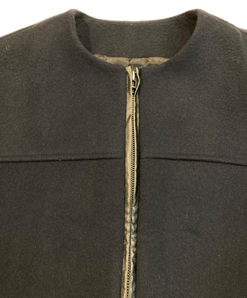 DRESSTERIOR（ドレステリア）DRESSTERIOR (ドレステリア) パイピングAラインブルゾン ネイビー サイズ:Mの古着・服飾アイテム