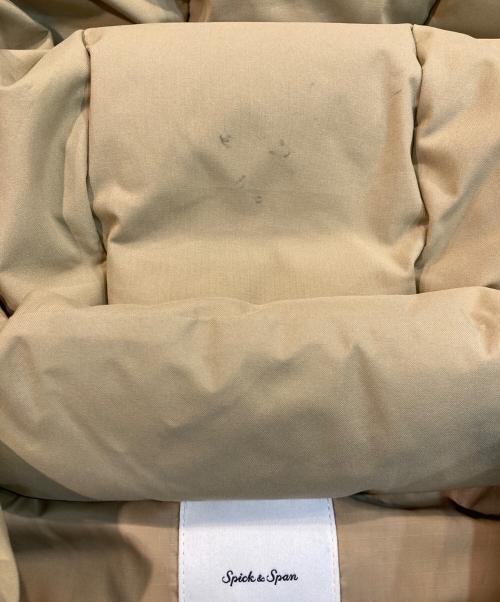 Spick and Span（スピックアンドスパン）Spick and Span (スピックアンドスパン) 撥水フーデッドダウンコート ベージュ サイズ:36の古着・服飾アイテム