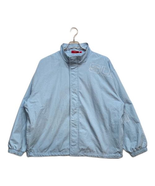 SUPREME（シュプリーム）SUPREME (シュプリーム) SPellout Embroidered Ripstop Track Jacket スカイブルー サイズ:Lの古着・服飾アイテム