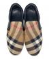 中古・古着 BURBERRY (バーバリー) ノバチェック スリッポン ベージュ サイズ:44：7000円