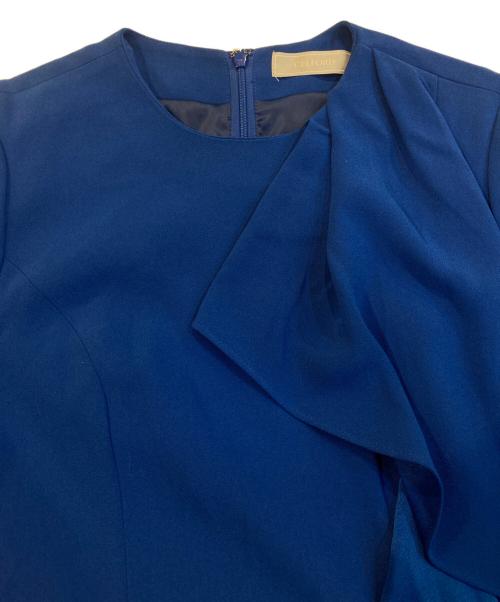 CELFORD（セルフォード）CELFORD (セルフォード) ラッフル ワンピース ブルー サイズ:M 未使用品の古着・服飾アイテム