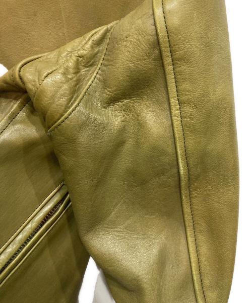 BRU NA BOINNE（ブルーナボイン）BRU NA BOINNE (ブルーナボイン) アランジャケット グリーン サイズ:3(実寸サイズ参照）の古着・服飾アイテム