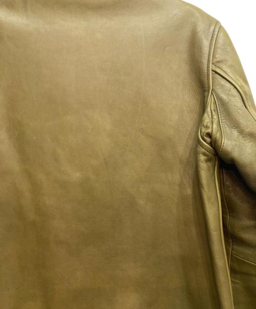 BRU NA BOINNE（ブルーナボイン）BRU NA BOINNE (ブルーナボイン) アランジャケット グリーン サイズ:3(実寸サイズ参照）の古着・服飾アイテム