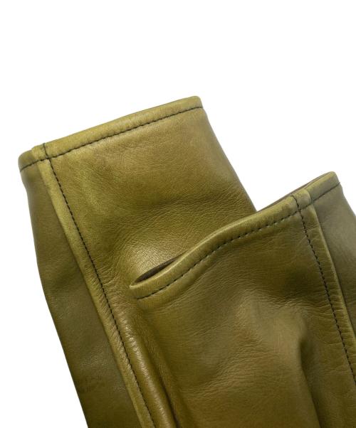 BRU NA BOINNE（ブルーナボイン）BRU NA BOINNE (ブルーナボイン) アランジャケット グリーン サイズ:3(実寸サイズ参照）の古着・服飾アイテム