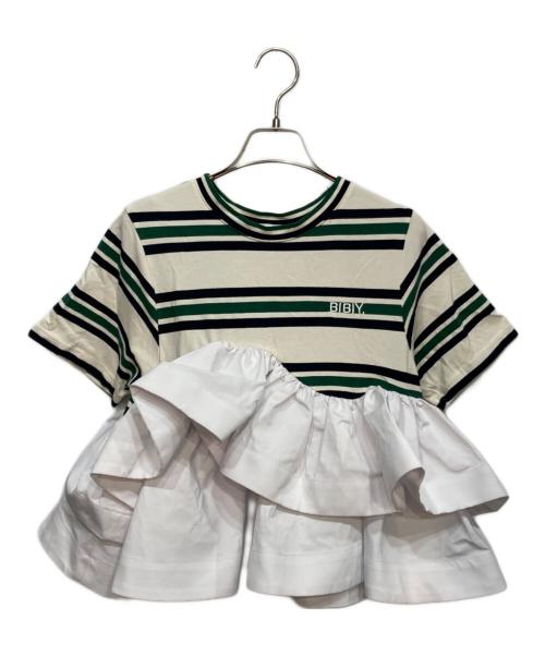 Bibiy.（ビビィ）Bibiy. (ビビィ) LOLA PEPURAMU TOP ローラ ペプラム トップ グリーン サイズ:FREEの古着・服飾アイテム