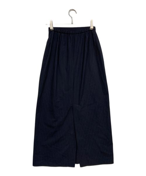 Adam et Rope（アダム エ ロペ）Adam et Rope (アダム エ ロペ) マルチWAYレイヤードシャツスカート ネイビー サイズ:36の古着・服飾アイテム