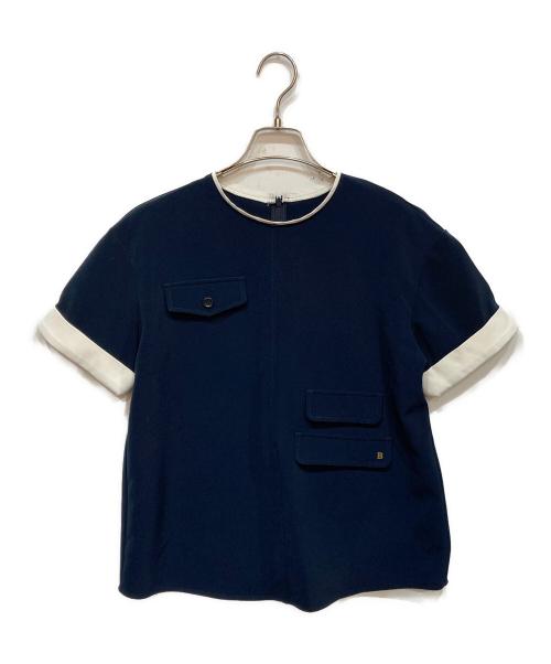 Bibiy.（ビビィ）Bibiy. (ビビィ) B. AVA TOP アバ トップ ネイビー サイズ:Fの古着・服飾アイテム