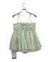 the Barnnet (ザ バーネット) Crepe Peplum Sleeveless Top グリーン サイズ:FREE：8000円