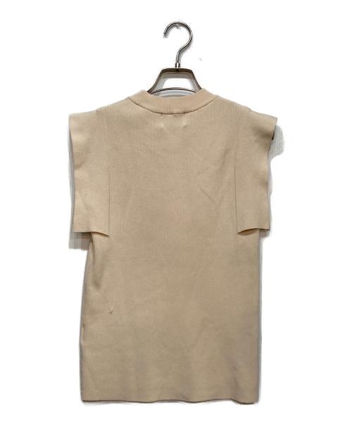 CLANE（クラネ）CLANE (クラネ) SQUARE SLEEVE KNIT TOPS アイボリー サイズ:1の古着・服飾アイテム
