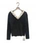 CLANE（クラネ）の古着「2WAY FRILL V NECK KNIT TOPS」｜グレー