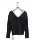 CLANE (クラネ) 2WAY FRILL V NECK KNIT TOPS グレー サイズ:1 未使用品：15000円
