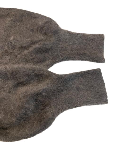 anuans（アニュアンス）anuans (アニュアンス) ラクーンオフショルニットプルオーバー グレー サイズ:Freeの古着・服飾アイテム