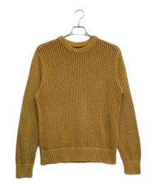 stussy（ステューシー）の古着「Pigment Dyed Loose Gauge Sweater」｜イエロー