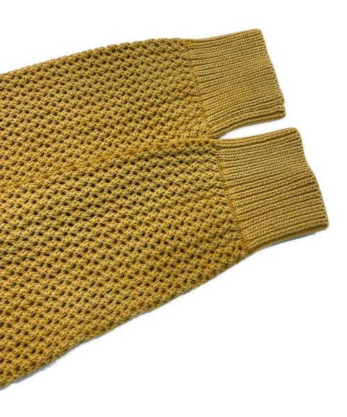 stussy（ステューシー）stussy (ステューシー) Pigment Dyed Loose Gauge Sweater イエロー サイズ:Mの古着・服飾アイテム