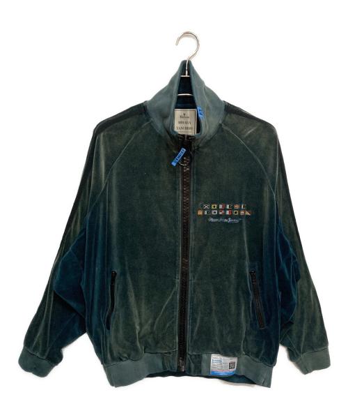 Maison MIHARA YASUHIRO（メゾン ミハラ ヤスヒロ）Maison MIHARA YASUHIRO (メゾン ミハラ ヤスヒロ) wide back velour track jacket グリーン サイズ:46の古着・服飾アイテム