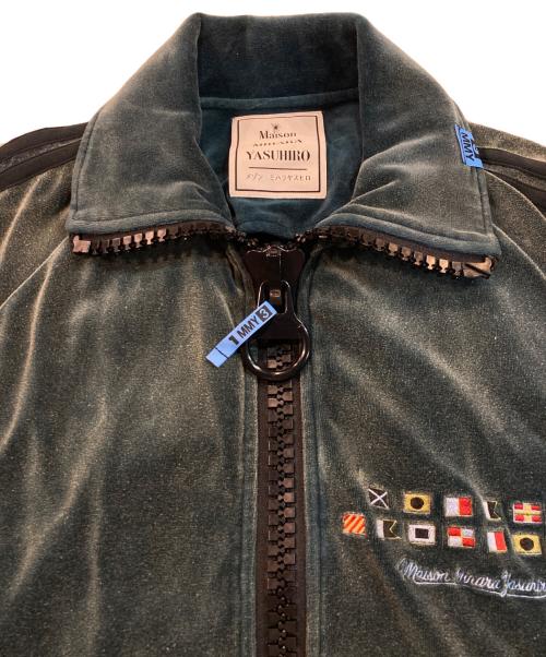 Maison MIHARA YASUHIRO（メゾン ミハラ ヤスヒロ）Maison MIHARA YASUHIRO (メゾン ミハラ ヤスヒロ) wide back velour track jacket グリーン サイズ:46の古着・服飾アイテム