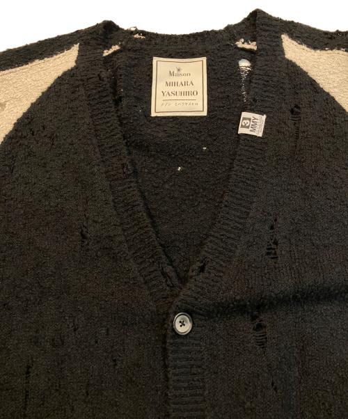 Maison MIHARA YASUHIRO（メゾン ミハラ ヤスヒロ）Maison MIHARA YASUHIRO (メゾン ミハラ ヤスヒロ) Knit Cardigan ブラック サイズ:46の古着・服飾アイテム