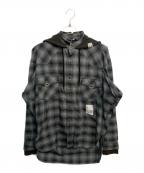 Maison MIHARA YASUHIROメゾン ミハラ ヤスヒロ）の古着「SWEAT HOODIE L/S SHIRTS」｜グレー