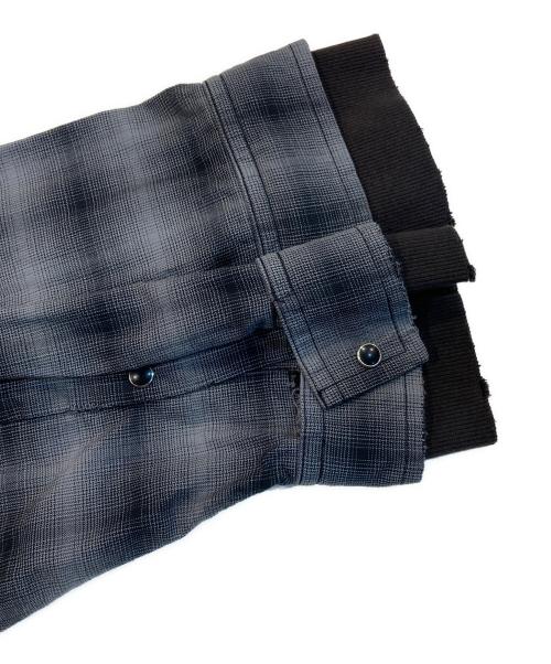 Maison MIHARA YASUHIRO（メゾン ミハラ ヤスヒロ）Maison MIHARA YASUHIRO (メゾン ミハラ ヤスヒロ) SWEAT HOODIE L/S SHIRTS グレー サイズ:44の古着・服飾アイテム