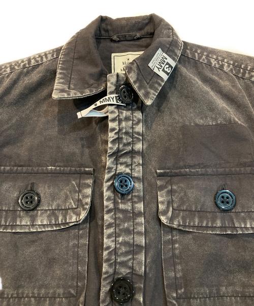 Maison MIHARA YASUHIRO（メゾン ミハラ ヤスヒロ）Maison MIHARA YASUHIRO (メゾン ミハラ ヤスヒロ) Amateur Sewn Like Military Shirt ブラック サイズ:44の古着・服飾アイテム