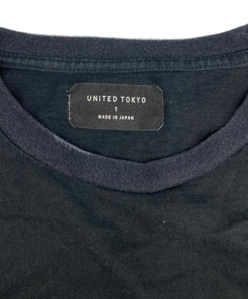 UNITED TOKYO（ユナイテッドトーキョー）UNITED TOKYO (ユナイテッドトーキョー) ONE PIECE (ワンピース) Tシャツ ブラック サイズ:1の古着・服飾アイテム