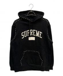 SUPREME（シュプリーム）の古着「Studded Hooded Sweatshirt」｜ブラック