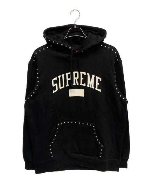 SUPREME（シュプリーム）SUPREME (シュプリーム) Studded Hooded Sweatshirt ブラック サイズ:Lの古着・服飾アイテム