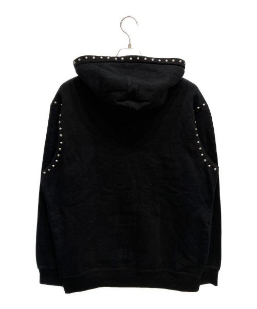 SUPREME（シュプリーム）SUPREME (シュプリーム) Studded Hooded Sweatshirt ブラック サイズ:Lの古着・服飾アイテム