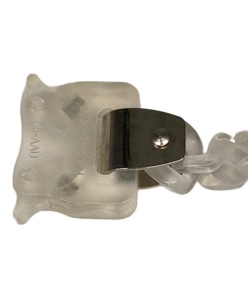 1017 ALYX 9SM（テンセブンティーン アリクス ナインエスエム）1017 ALYX 9SM (テンセブンティーン アリクス ナインエスエム) クリア チェーン ブレスレット ホワイト サイズ:サイズ詳細参照の古着・服飾アイテム