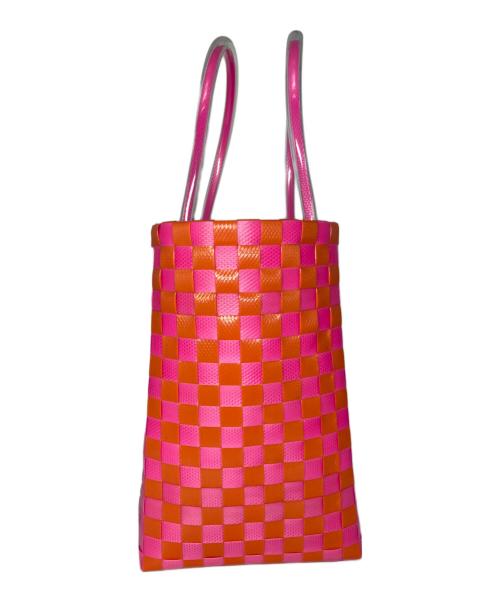 MARNI（マルニ）MARNI (マルニ) FLOWER CAFE M バスケットバッグ ピンク サイズ:サイズ詳細参照の古着・服飾アイテム