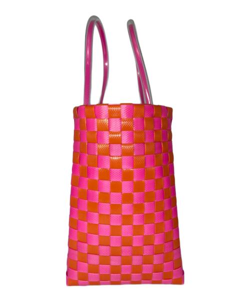 MARNI（マルニ）MARNI (マルニ) FLOWER CAFE M バスケットバッグ ピンク サイズ:サイズ詳細参照の古着・服飾アイテム