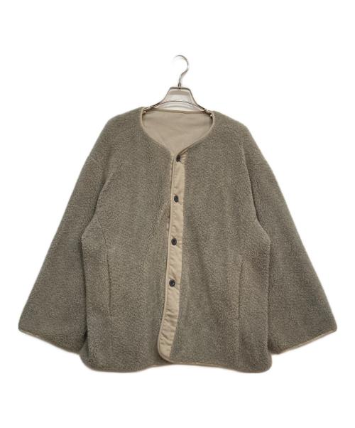 CLANE（クラネ）CLANE (クラネ) REVERSIBLE MILITARY BOA JACKET ベージュ サイズ:Freeの古着・服飾アイテム