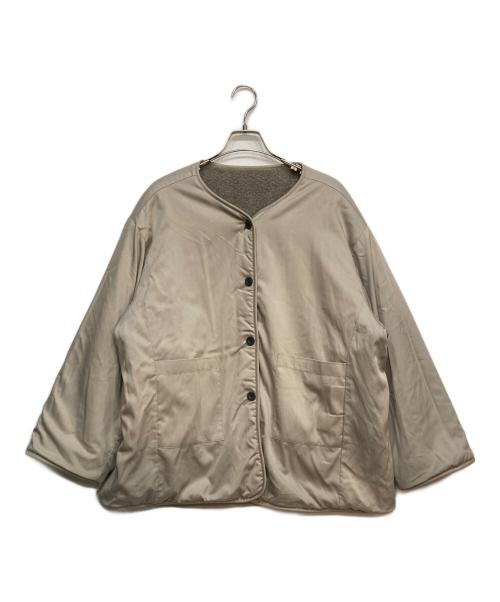 CLANE（クラネ）CLANE (クラネ) REVERSIBLE MILITARY BOA JACKET ベージュ サイズ:Freeの古着・服飾アイテム