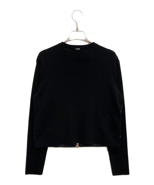 HERNO（ヘルノ）HERNO (ヘルノ) ツイードダウンジャケット ブラック サイズ:40の古着・服飾アイテム