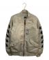 A BATHING APE（ア ベイシング エイプ）の古着「MA-1ジャケット」｜ベージュ