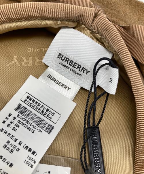 BURBERRY（バーバリー）BURBERRY (バーバリー) リボン ベレー帽 ベージュ サイズ:詳細参照の古着・服飾アイテム