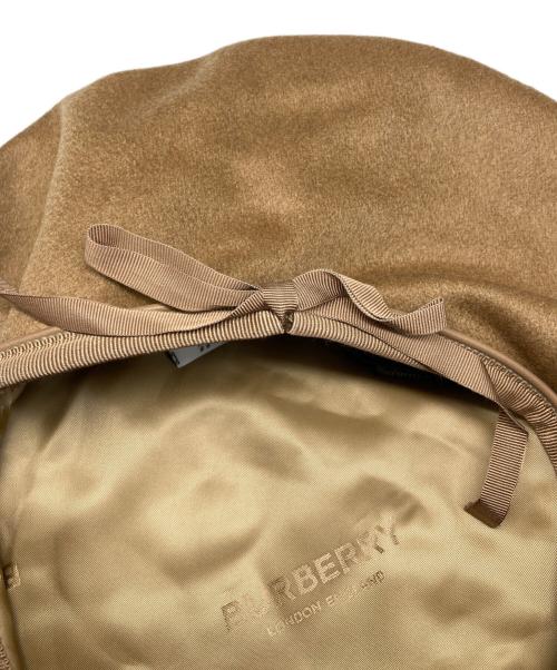 BURBERRY（バーバリー）BURBERRY (バーバリー) リボン ベレー帽 ベージュ サイズ:詳細参照の古着・服飾アイテム