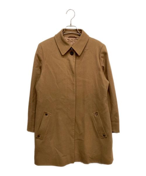 Aquascutum（アクアスキュータム）Aquascutum (アクアスキュータム) カシミヤコート ベージュ サイズ:Lの古着・服飾アイテム