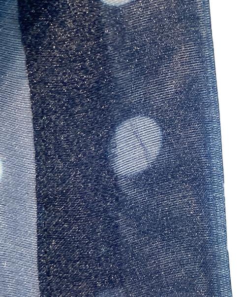 COMME des GARCONS GIRL（コムデギャルソンガール）COMME des GARCONS GIRL (コムデギャルソンガール) ドット柄シアースカート ネイビー サイズ:Sの古着・服飾アイテム