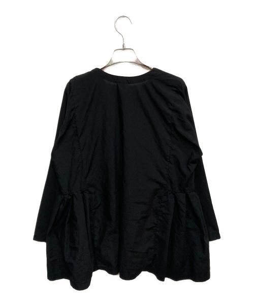 COMME des GARCONS COMME des GARCONS（コムデギャルソン コムデギャルソン）COMME des GARCONS COMME des GARCONS (コムデギャルソン コムデギャルソン) アシンメトリーデザインブラウス ブラック サイズ:Mの古着・服飾アイテム