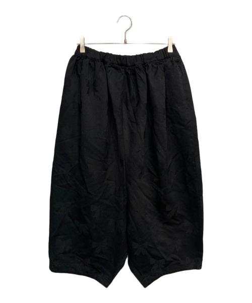 COMME des GARCONS GIRL（コムデギャルソンガール）COMME des GARCONS GIRL (コムデギャルソンガール) リボン柄ペンギンパンツ ブラック サイズ:Sの古着・服飾アイテム