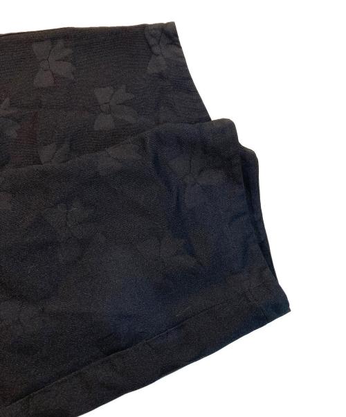 COMME des GARCONS GIRL（コムデギャルソンガール）COMME des GARCONS GIRL (コムデギャルソンガール) リボン柄ペンギンパンツ ブラック サイズ:Sの古着・服飾アイテム