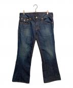 TRUE RELIGIONトゥルー レリジョン）の古着「JOEY フレアデニムパンツ」｜インディゴ