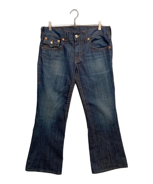 TRUE RELIGION（トゥルー レリジョン）TRUE RELIGION (トゥルー レリジョン) JOEY フレアデニムパンツ インディゴ サイズ:81cm（W32）の古着・服飾アイテム